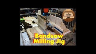 Bandsaw Milling Log Jig Thanks for watching my first video. Plans were fit for my Laguna 14 12 bandsaw and made as I went. Music by A Himitsu - Cease.