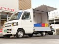 売約済み。　　　行商移動販売車や、道具車や、使い方あなた次第な、スライド扉上下跳ね上げ扉の軽トラのオートマの中古車ご案内　バントラック館　255