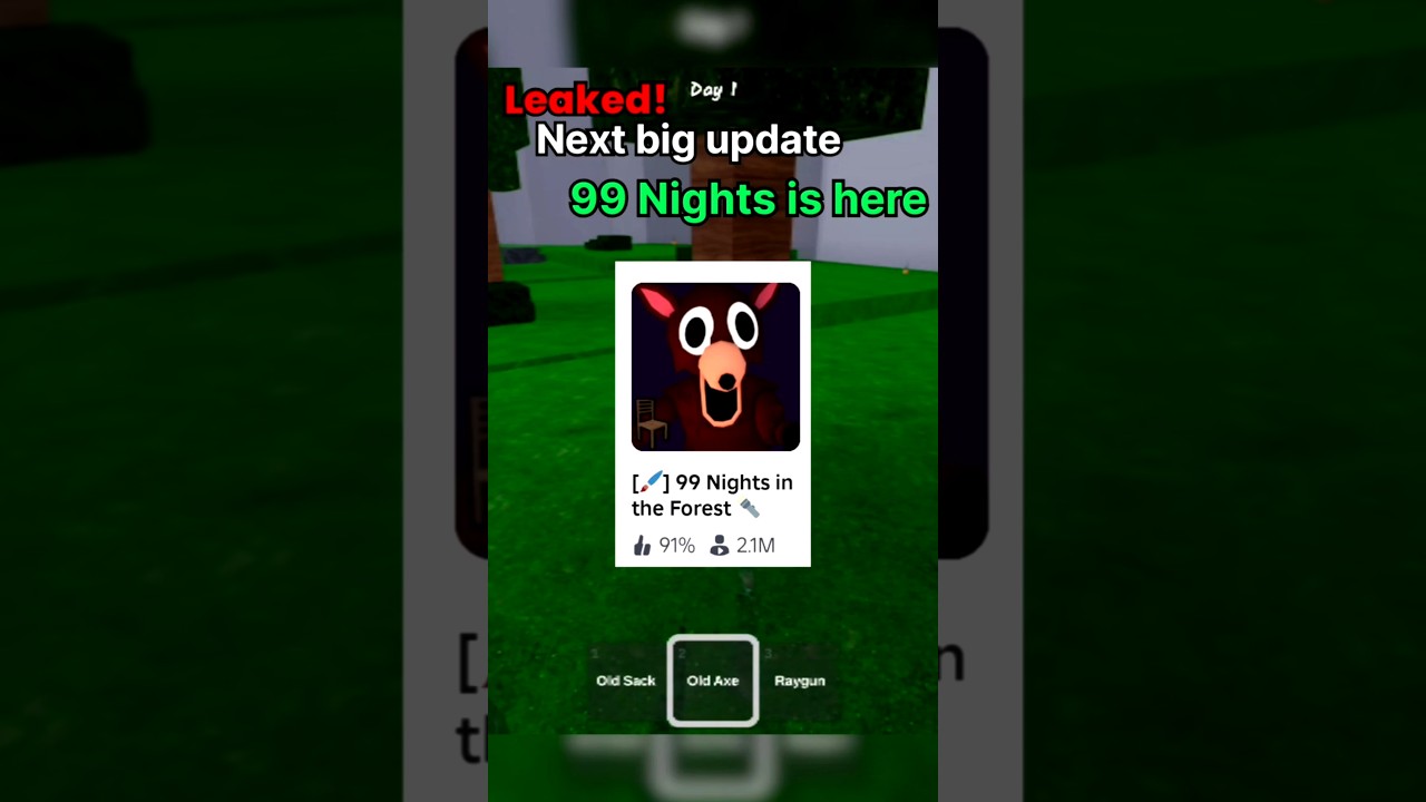 99 Nights In The Forest NEW UPDATE LEAKS! 🌋 