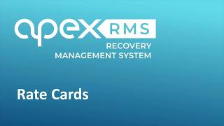 7. Purchasing & Accounts: Rate Cards
