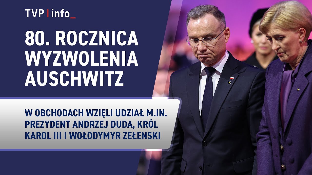 80. rocznica wyzwolenia Auschwitz. Najważniejsze fragmenty obchodów