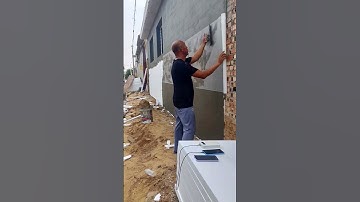 Thermal insulation wall laying process