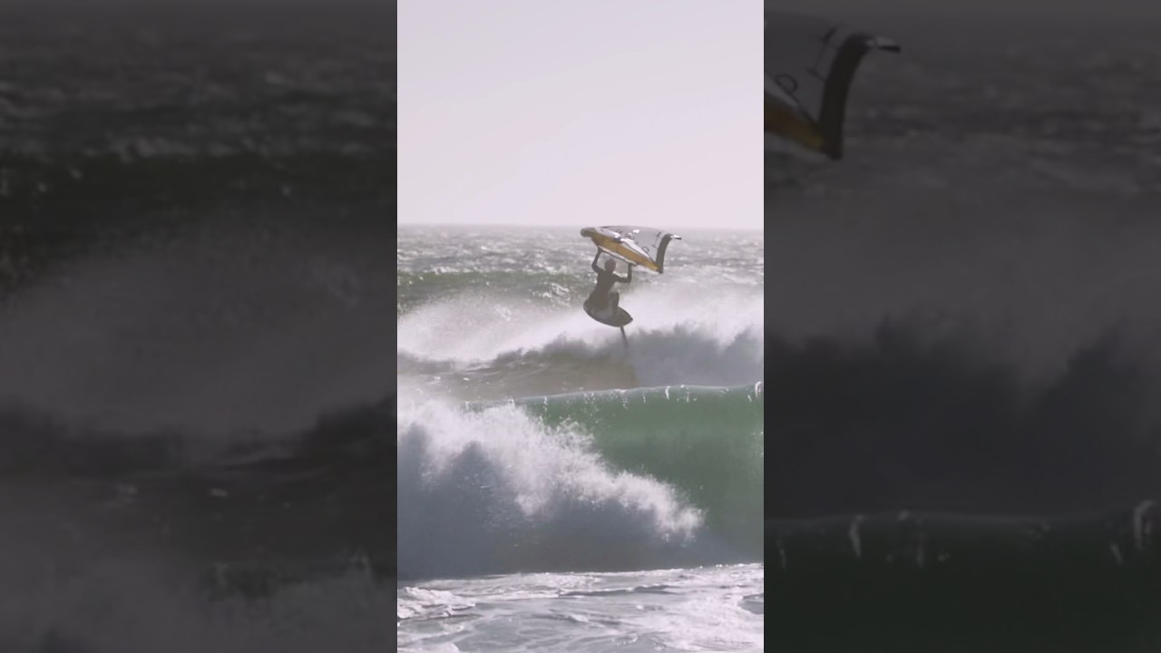 Wingfoiling can be also quite extreme! #wingfoiling