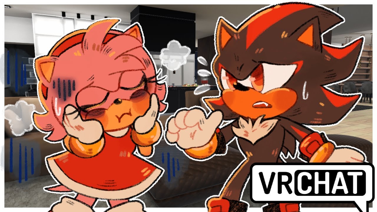 SHADOW TAKES CARE OF SICK AMY ROSE IN VRCHAT?!