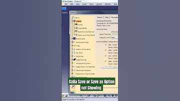 Catia Save or Save as option not Showing | #Short
