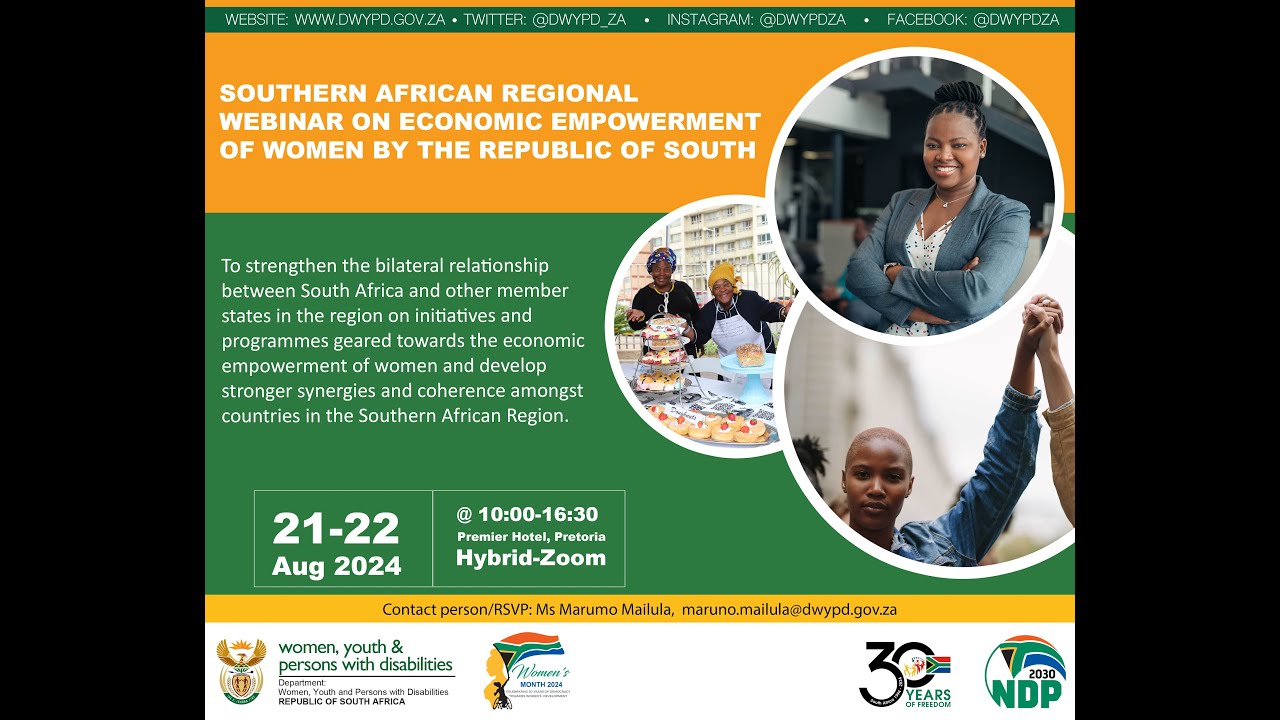 Webinar on the Economic Empowerment of Women in the Southern African ...