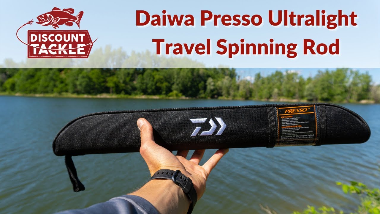 Catch Fish Anywhere With the Daiwa Presso Ultralight Travel Spinning Rod
