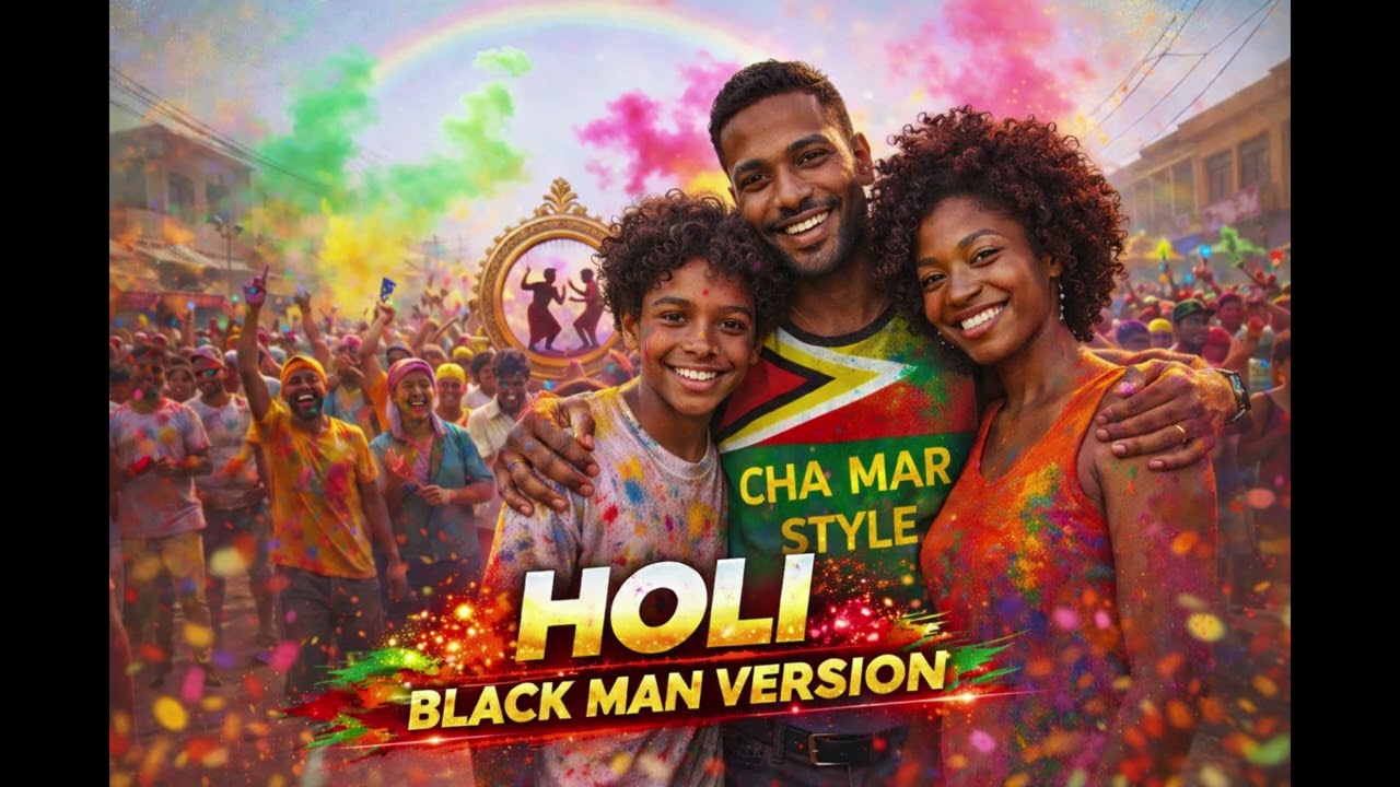 🔥 HOLI – Black Man Version🔥This song celebrates my Black and Indian roots, #guyanesemusic #trinidad