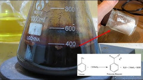 How to Make Benzoic Acid - Toluene Oxidation