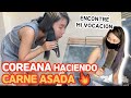 COREANA HACIENDO CARNE ASADA EN MEXICO(VLOG)