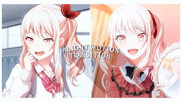 three pop-up hearts with rotation transition | tutorial alight motion