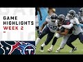 Texans vs. Titans Week 2 Highlights | NFL 2018