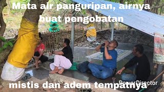 The current condition of the Panguripan spring, one of whose waters is brought to the capital of ...