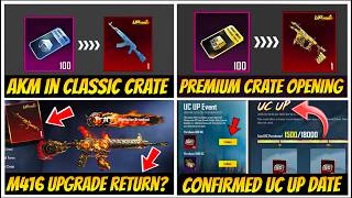 😱100% | Akm Glacier In Classic Crate | New premium crate opening/ Next uc up Event date | 4.4 Update screenshot 2