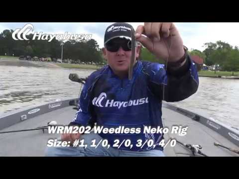 Weedless Neko Rig Hook by Hayabusa WRM202 Kurt Dove 