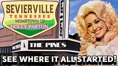 DOLLY PARTON Hometown, Sevierville, TN in The Great Smokey Mountains #vacation