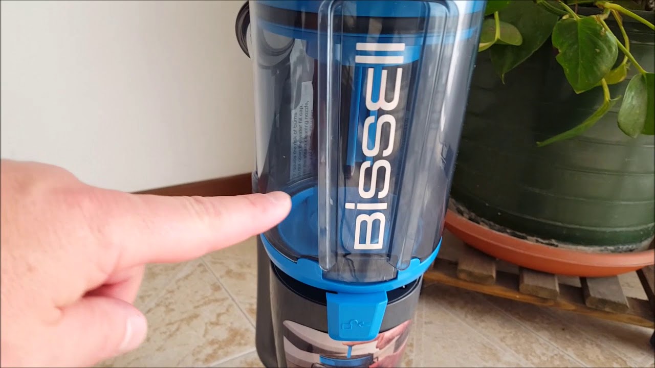 Scopa Ciclonica + lava pavimenti a Vapore 2-in-1 BISSELL Vac \u0026 Steam  Titanium - YouTube