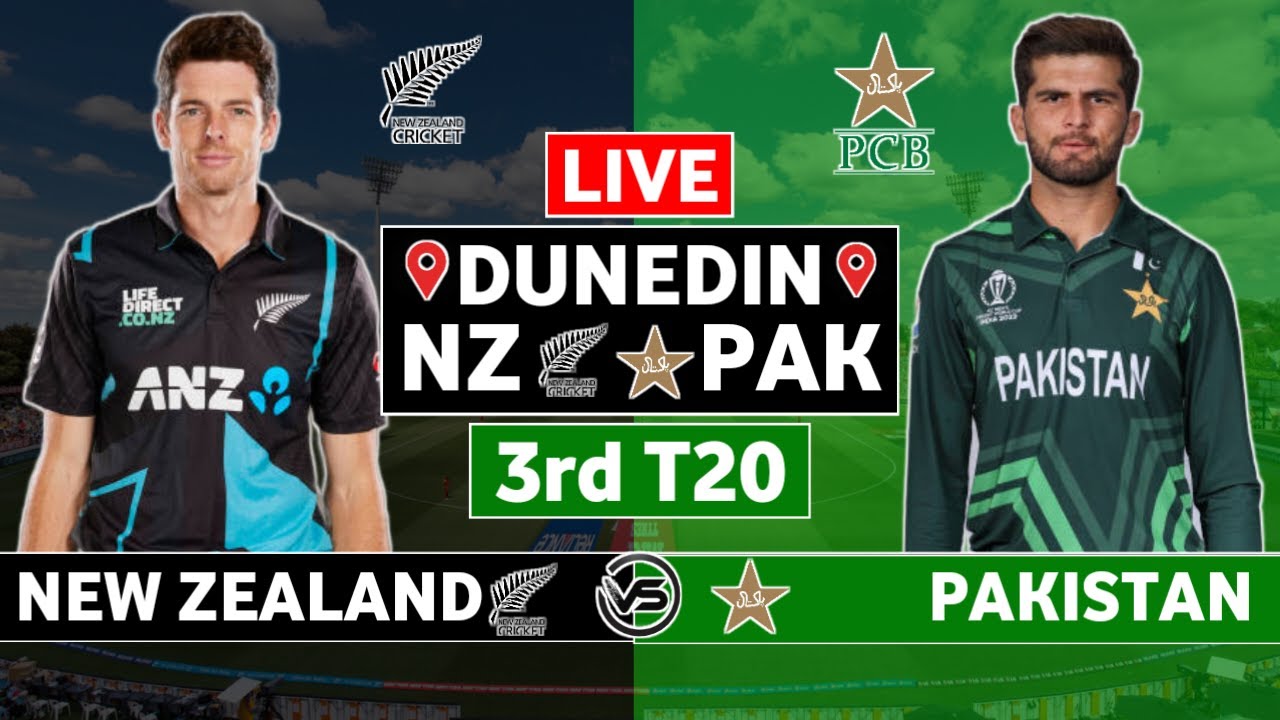 Pakistan v New Zealand 3rd T20 Live Scores PAK v NZ 3rd T20 Live