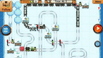 Rail Track Maze | Train Game | Android Gameplay #0003029