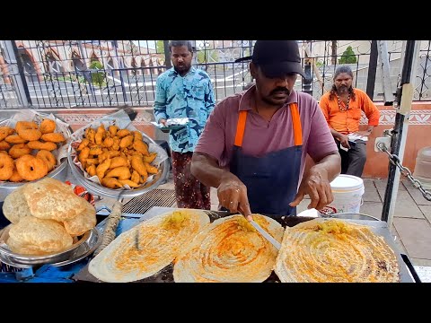 Largest Doaa & Medu Vada in Kurnool | Uggani Mirchi Bajji | Karam Dosa | Ghee Podi Dosa #streetfood
