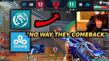 Sliggy reacts to INSANE COMEBACK BY C9 vs Lev in Cloud9 vs Leviatán - VCT Americas LCQ