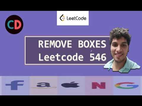 Remove Boxes | Leetcode 546 | Live coding session 🔥🔥🔥 - YouTube