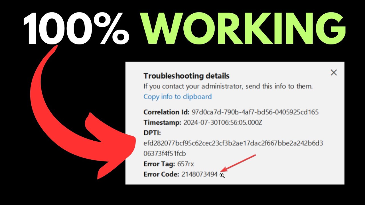 How to fix error code 2148073494 in Windows - YouTube