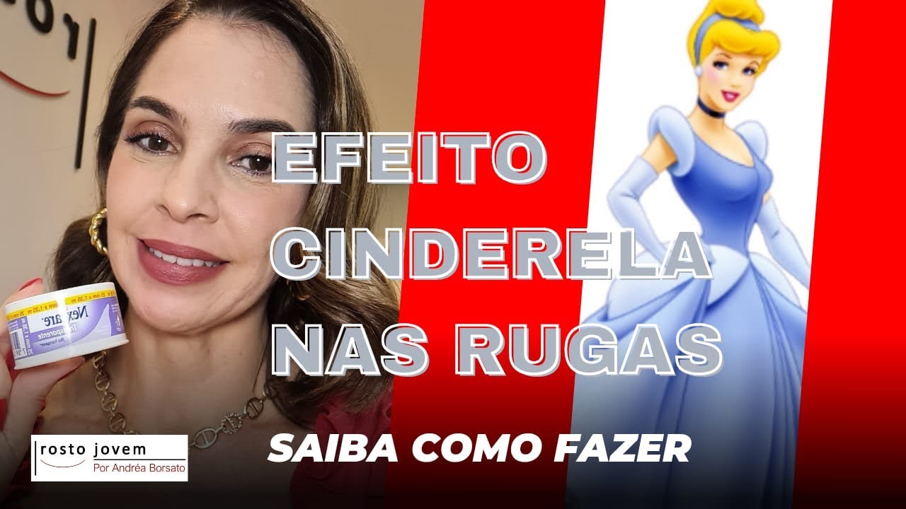 Efeito Cinderela nas suas rugas de expressões