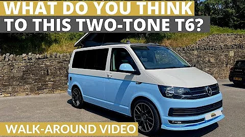 Check Out This Two-Tone VW T6 Camper (WALK-AROUND)