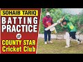 Batting practice at county star cricket club  sohaib tariq  third umpire 007