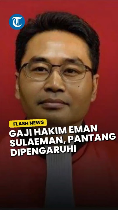 Nominal Gaji Hakim Eman Sulaeman, Tegas Pantang Dipengaruhi dalam Sidang Praperadilan Pegi Setiawan