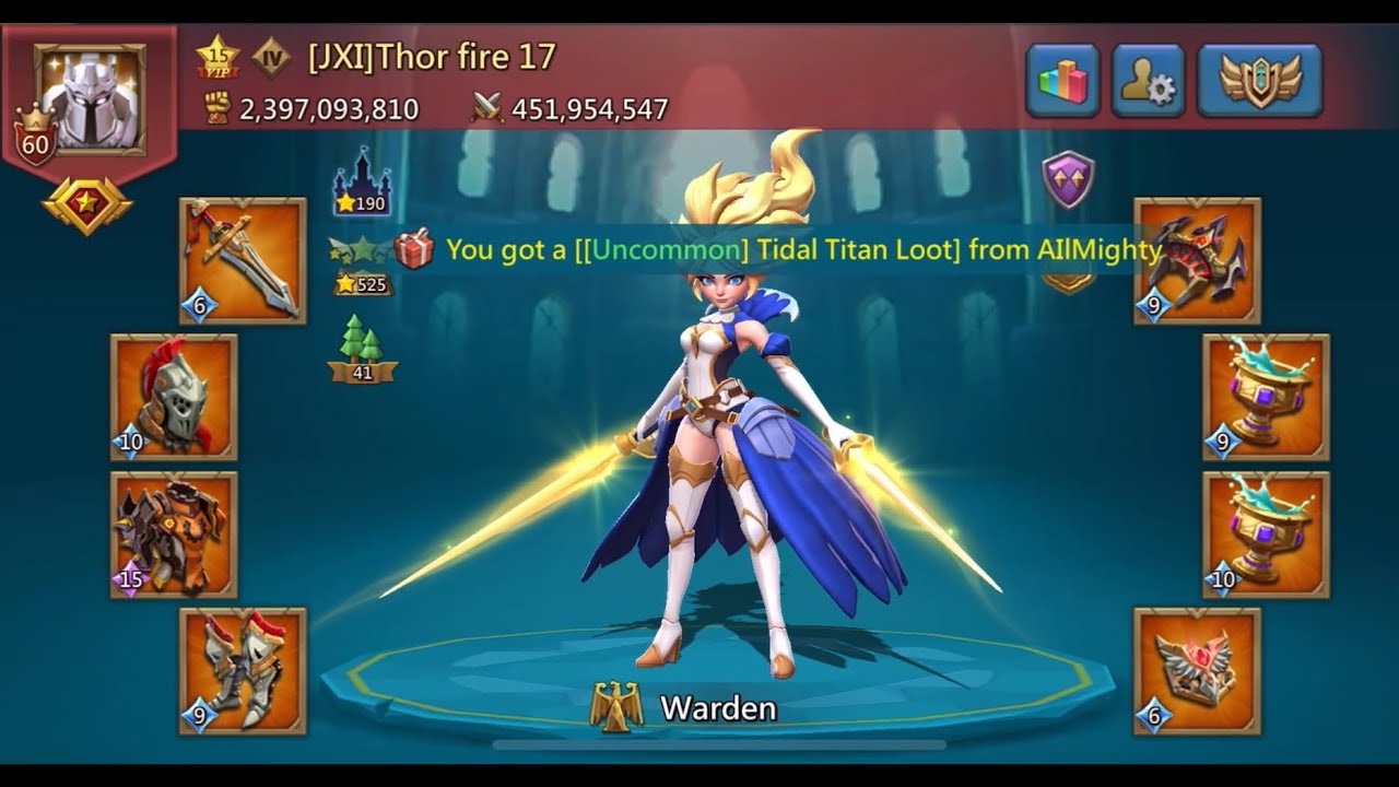 ⭐️ Lords mobile ripper VS JXI (mix rally)