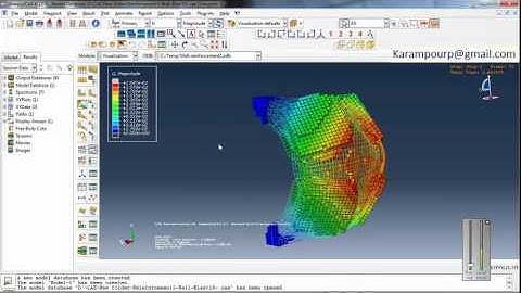 Simulation Blast Loading over the  Reinforced concrete-Abaqus