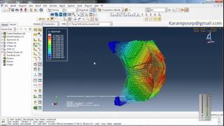 Simulation Blast Loading over the  Reinforced concrete-Abaqus
