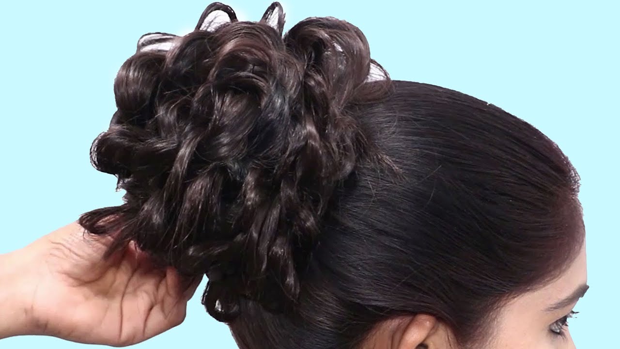 messy bun hairstyle for girls || hair style girl || new hairstyles 2020 -  YouTube
