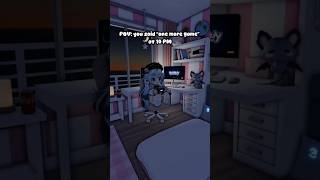 POV : kamu bilang "last game" tapi ternyata malah...👀 || ROBLOX #ai #roblox #robloxmemes