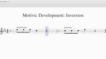 Motivic Development: Inversion