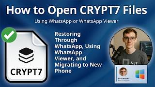 How to Open CRYPT7 Files (WhatsApp Encrypted Database) screenshot 5