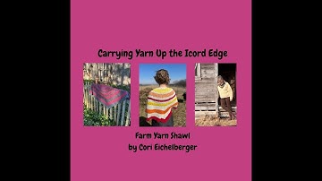 Carrying Yarn Up the Icord Edge