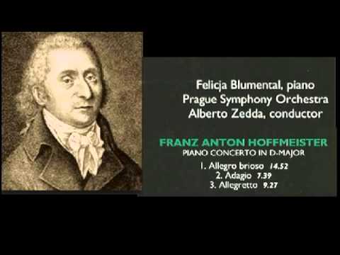 Franz Anton Hoffmeister concierto para piano