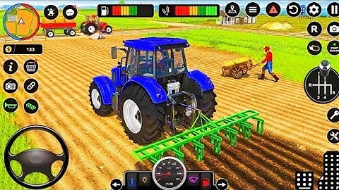 Drive Modern Tractor Farming Game Simulator 3D - New Tractor Android Game 2025 - Android Gameplay