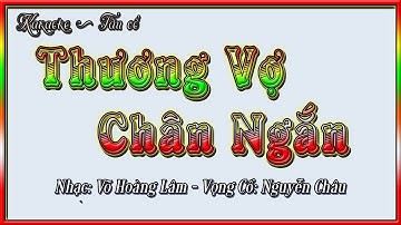 KARAOKE TÂN CỔ THƯƠNG VỢ CHÂN NGẮN | HÁT CÙNG ĐÌNH QUÝ