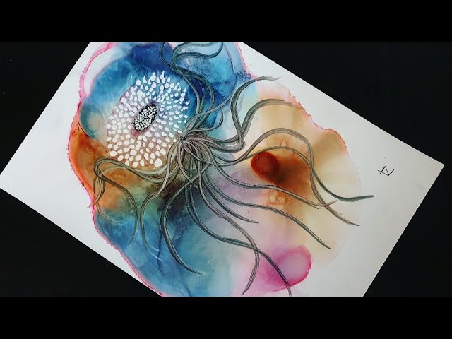 Tips for painting with masking fluid and watercolours
