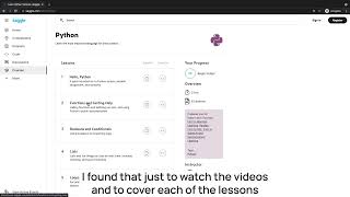 Kaggle Course Integration - Python - Introduction and Orientation Videos
