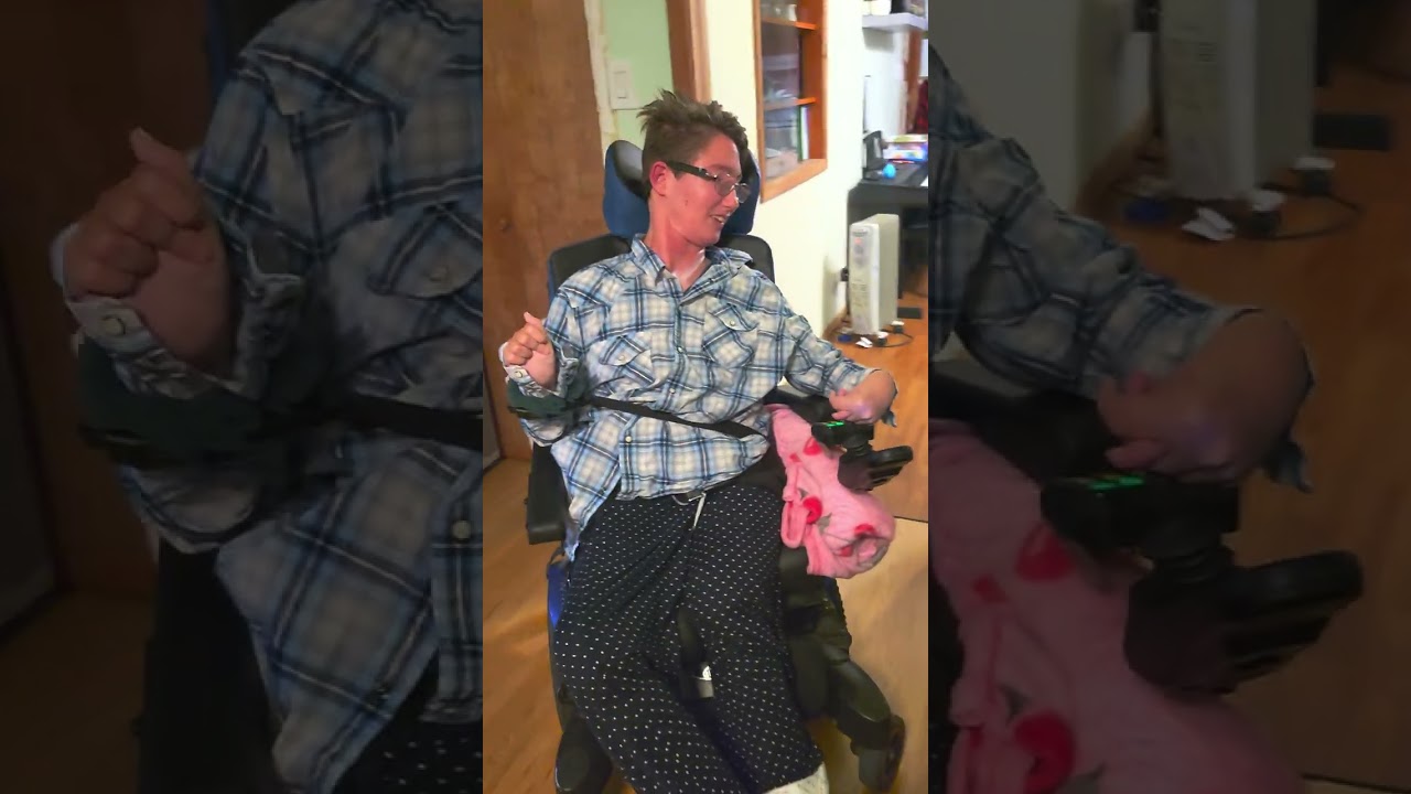 WELL TODAY WE ANSWER THE QUESTION IS IT POSSIBLE  TO DRIVE YOUR CHAIR BACKWARDS THROUGH THE DOOR !!