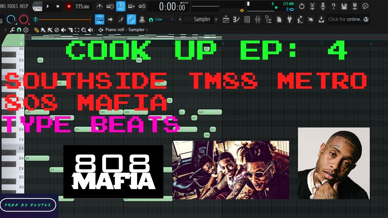 FL Cook Up EP: 4 How to make a Southside | TM88 | 808 Mafia Type Beat ...