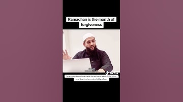Ramadan is the month of forgiveness - Islamic Reminder