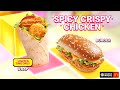 Crispify your world with the new spicy crispy chicken