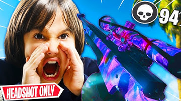 1V1 HEADSHOT ONLY MAKES ANGRY KID LOSE HIS CLAN ON COLD WAR! (Cold War 1V1 Trolling)