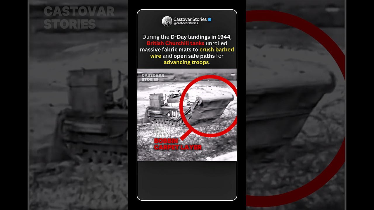 British Tank That Opened D-Day Beaches #shorts